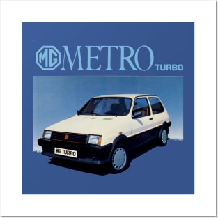 MG METRO TURBO - advert Posters and Art